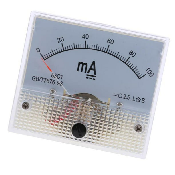 Analog Current Panel Meter DC Circuit Measurement Device Ampere Tester Gauge